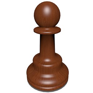 pawn chess piece 3d 3ds
