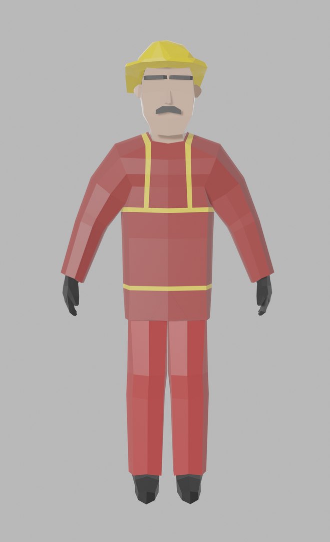 3D model firefighter rigged unity - TurboSquid 1567177