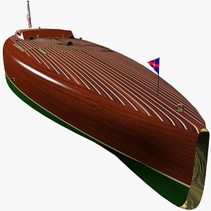 3d model speed motor boat baby