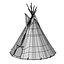 teepee wigwam 3ds