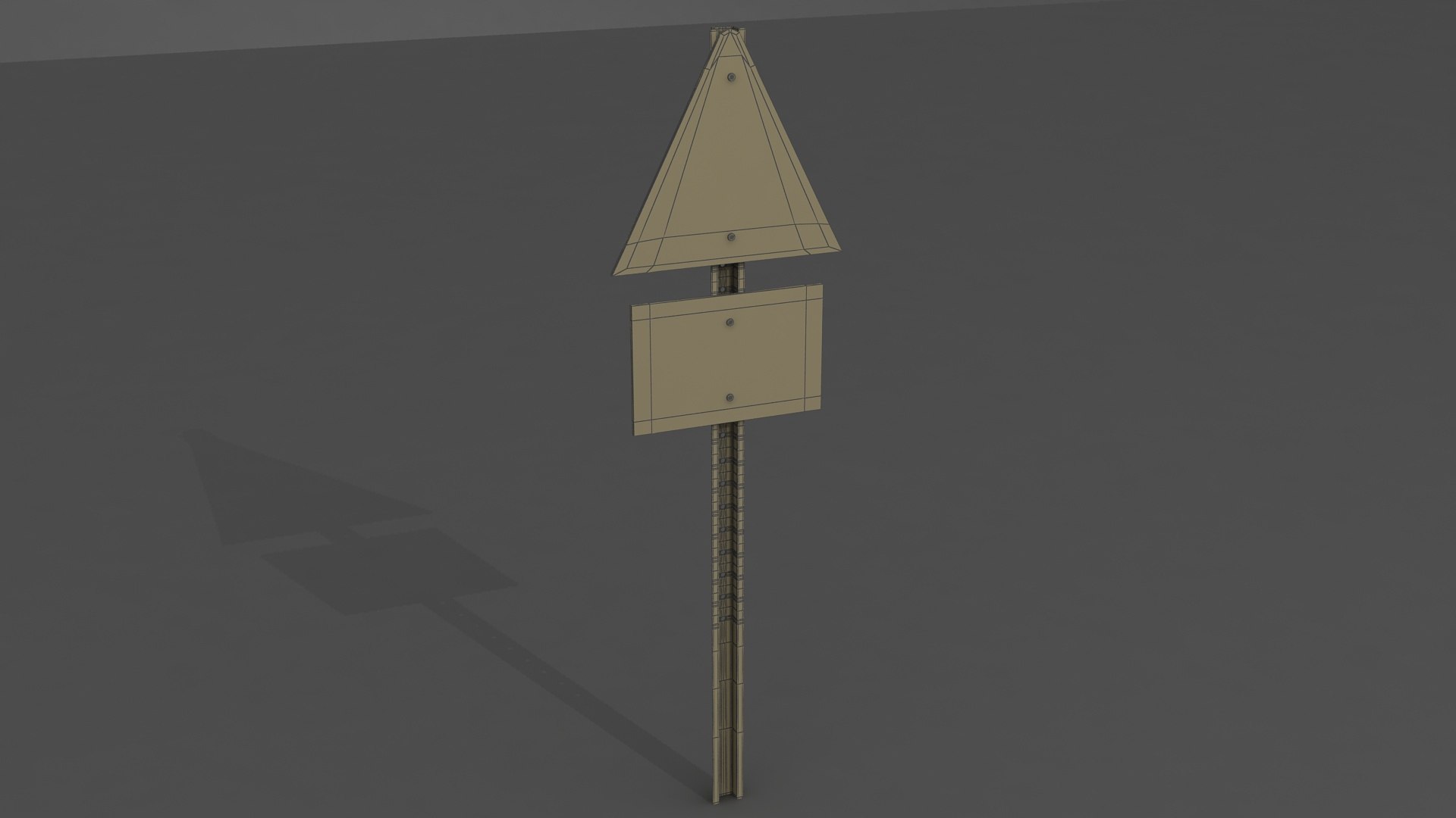3D Model Road Sign V2 - TurboSquid 2007689