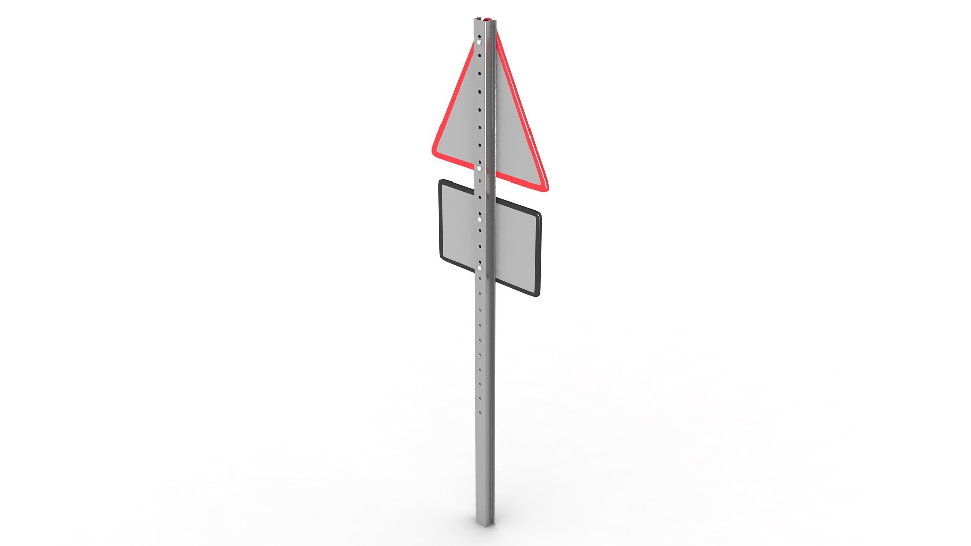 3D Model Road Sign V2 - TurboSquid 2007689