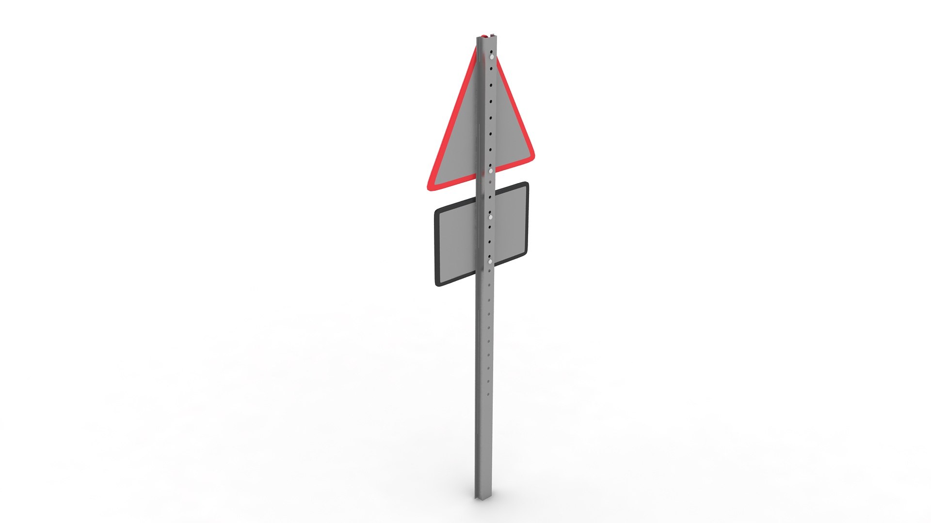 3D Model Road Sign V2 - TurboSquid 2007689