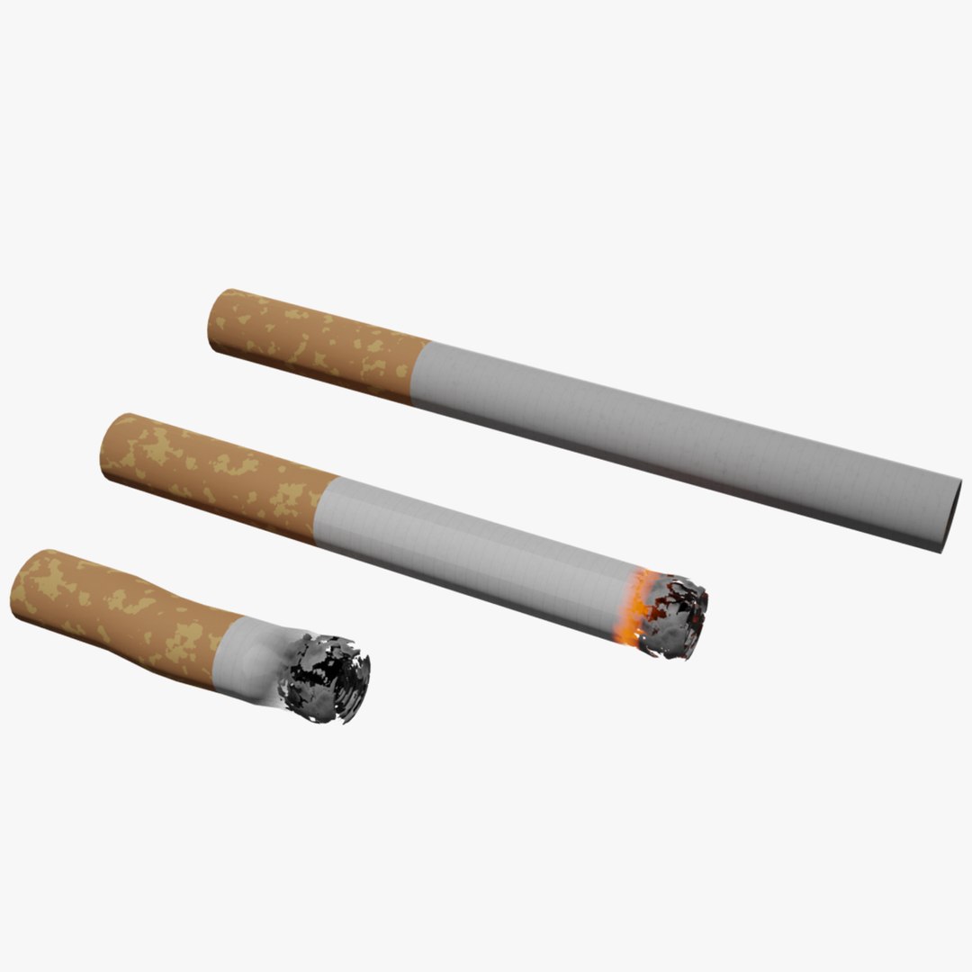 Cigarettes 3D - TurboSquid 1858270