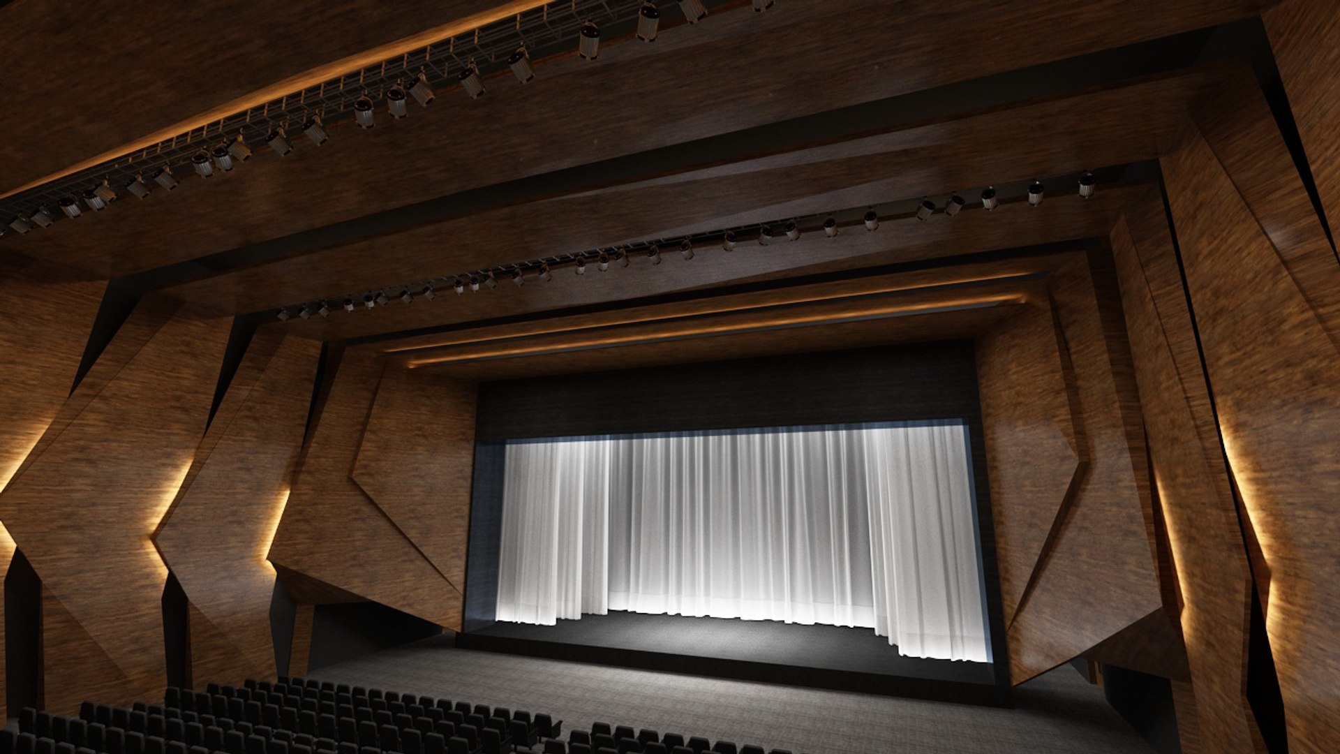 Theatre Model - TurboSquid 2138427