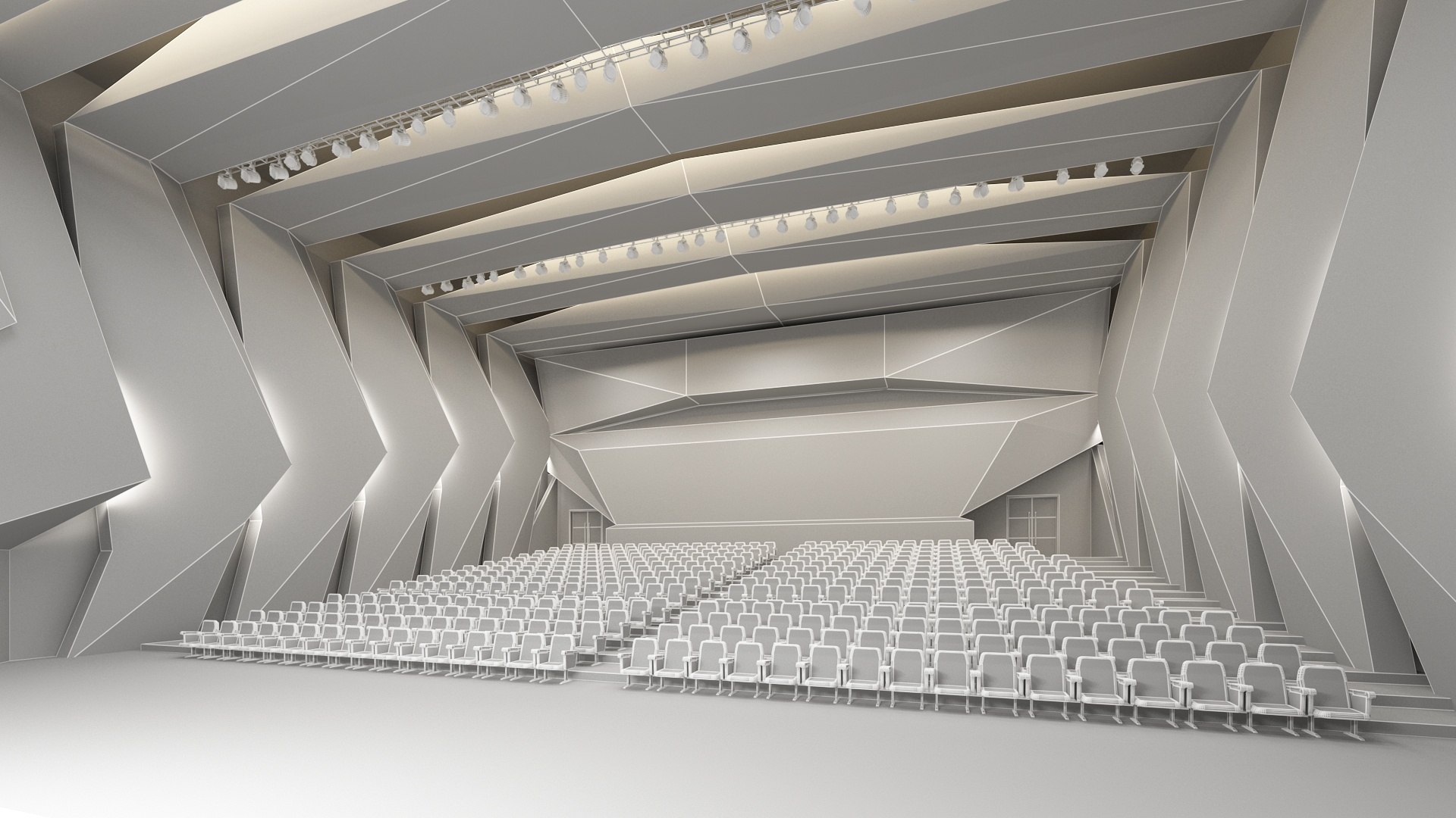 Theatre Model - TurboSquid 2138427