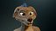 3D model Cassandra Anthro Wolf