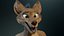 3D model Cassandra Anthro Wolf