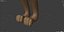 3D model Cassandra Anthro Wolf