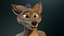 3D model Cassandra Anthro Wolf