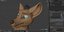 3D model Cassandra Anthro Wolf