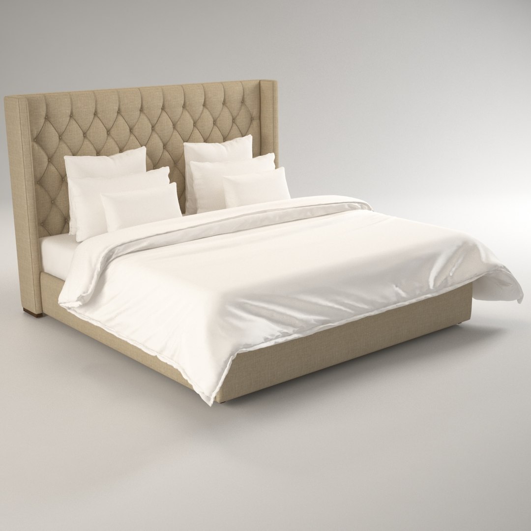 Manhattan Bed Model - TurboSquid 1451517