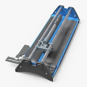 Manual Tile Cutter Blue 3D