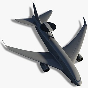 3d model airborne awacs