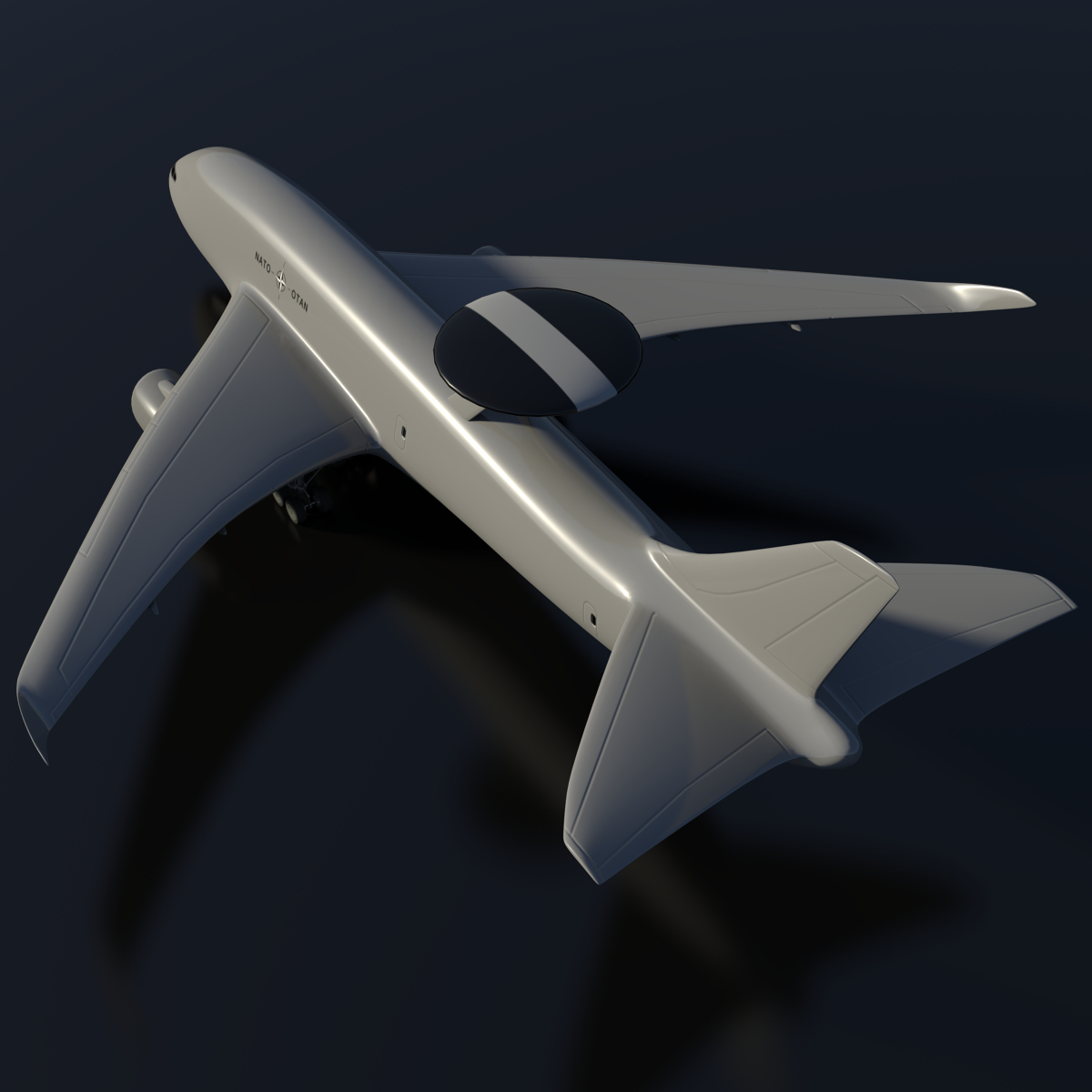 3d model airborne awacs