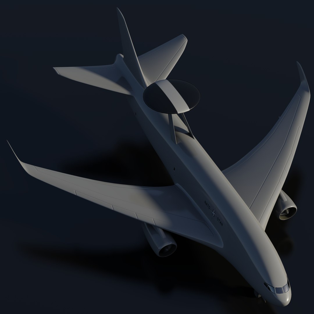 3d Model Airborne Awacs