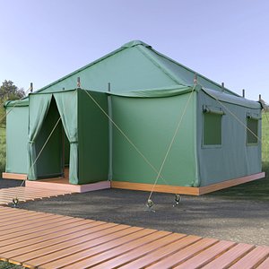 Military Field Tent model