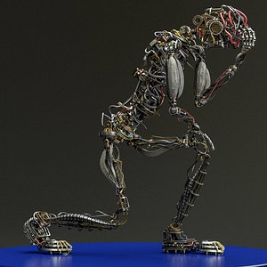 人形机器人3D模型