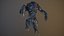 Alien PBR Game Character com LOD