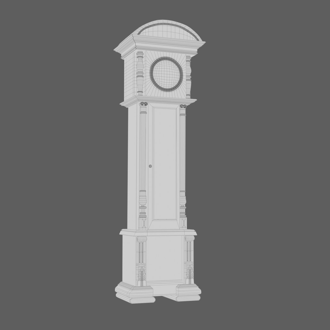 Photorealistic Pendulum Clock 3D Model - TurboSquid 1567689