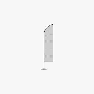 promo flag feather model