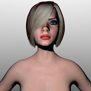 3D nude female model
