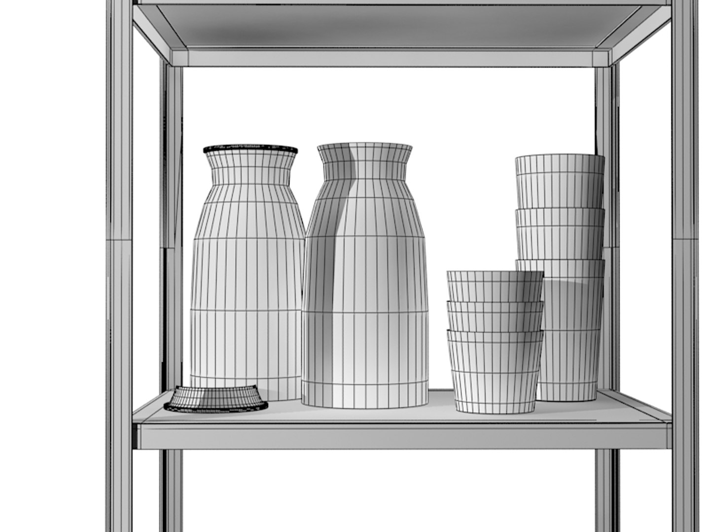 Rack Utensils 3d Max