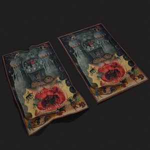 Mouth of Hell Book of Hours Tapestry 3D model