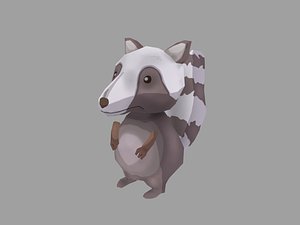 Stylized Raccoon