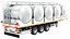 Food Grade Trailer Collection Milk Trailer 3D model