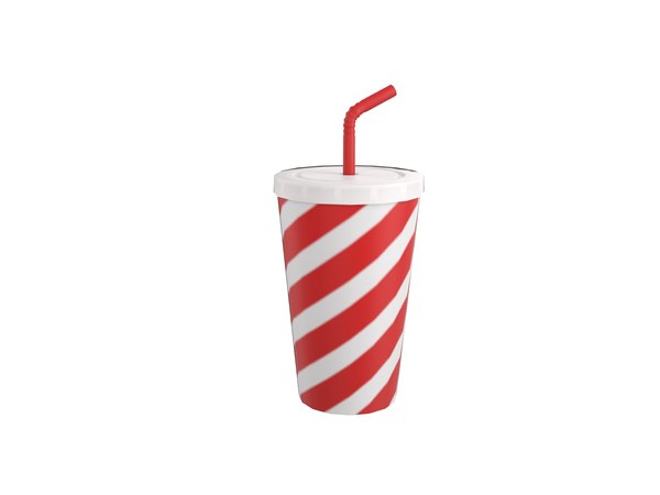 Cartoon Soda Cup 3D model - TurboSquid 2059992