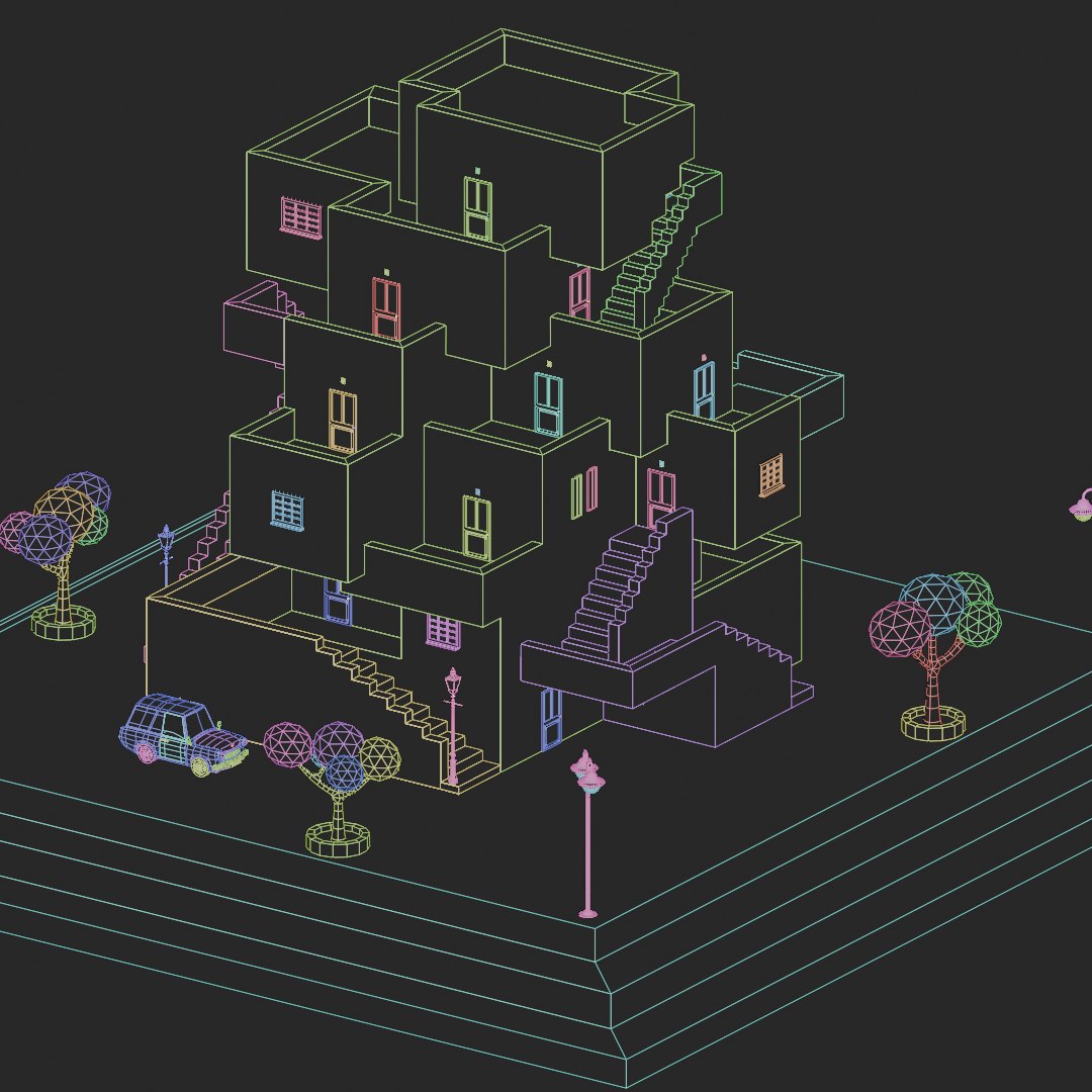 3D Stylized Brutalist Isometric House - Low Poly Game Ready https://p.turbosquid.com/ts-thumb/cX/PkdqA6/O0/brutalistisometrichouse11/png/1767451042/1920x1080/fit_q87/99b0bde83a656982a49e62ea1ec09988edd0a120/brutalistisometrichouse11.jpg