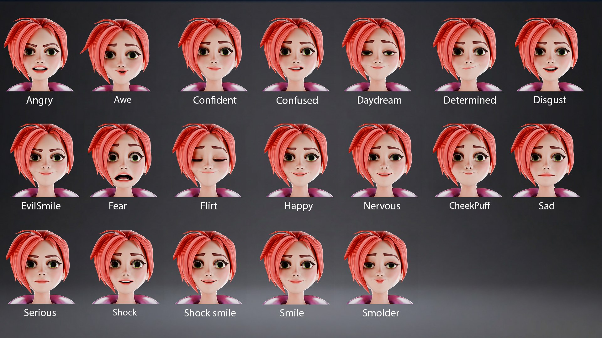 3D model Anna Stylized Female Character https://p.turbosquid.com/ts-thumb/cX/RFCApn/dv/annaexpresion/jpg/1773737619/1920x1080/fit_q87/86c29f0eec20d032ab045b5bdeedd37bad2b6bba/annaexpresion.jpg