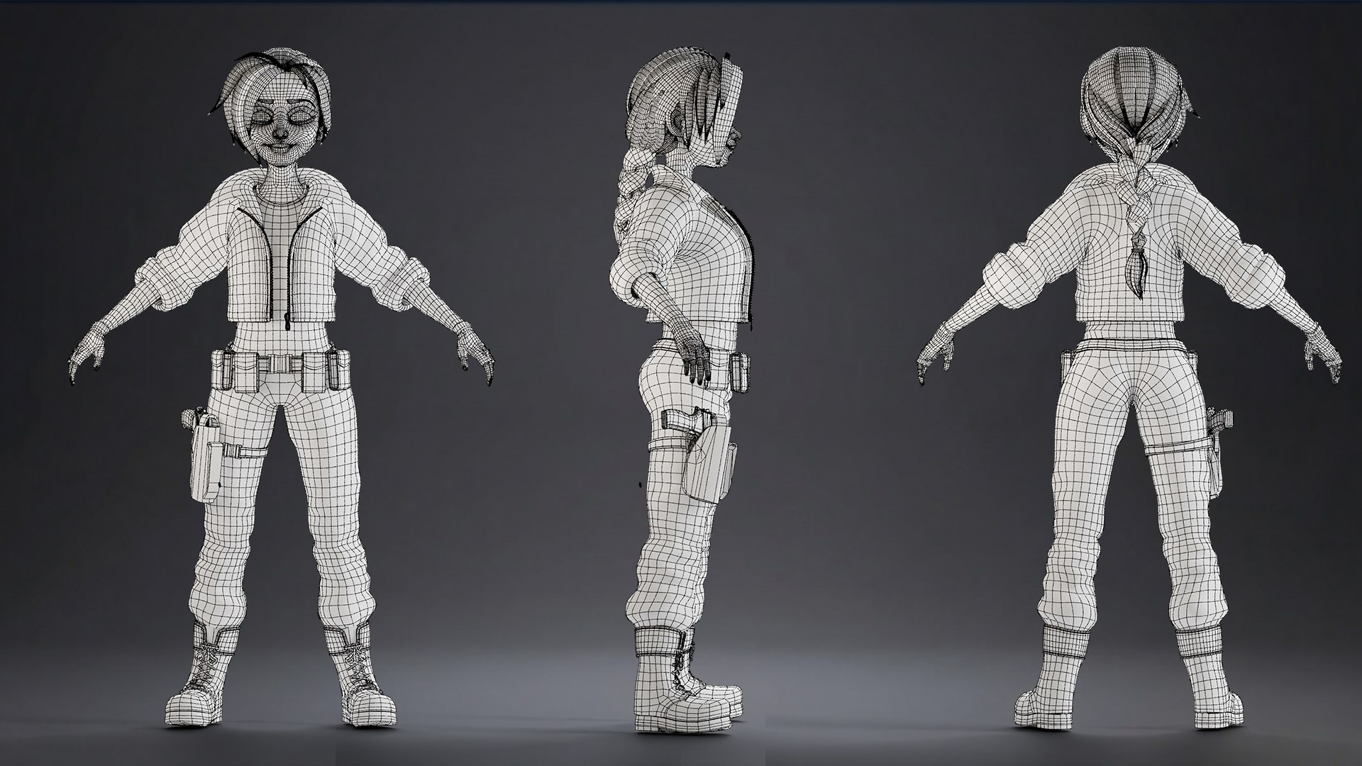 3D model Anna Stylized Female Character https://p.turbosquid.com/ts-thumb/cX/RFCApn/xX/annaturnaroundwireframe/jpg/1773737636/1920x1080/fit_q87/8a09190064c76c3c2fe50891985d0f217190ca9b/annaturnaroundwireframe.jpg