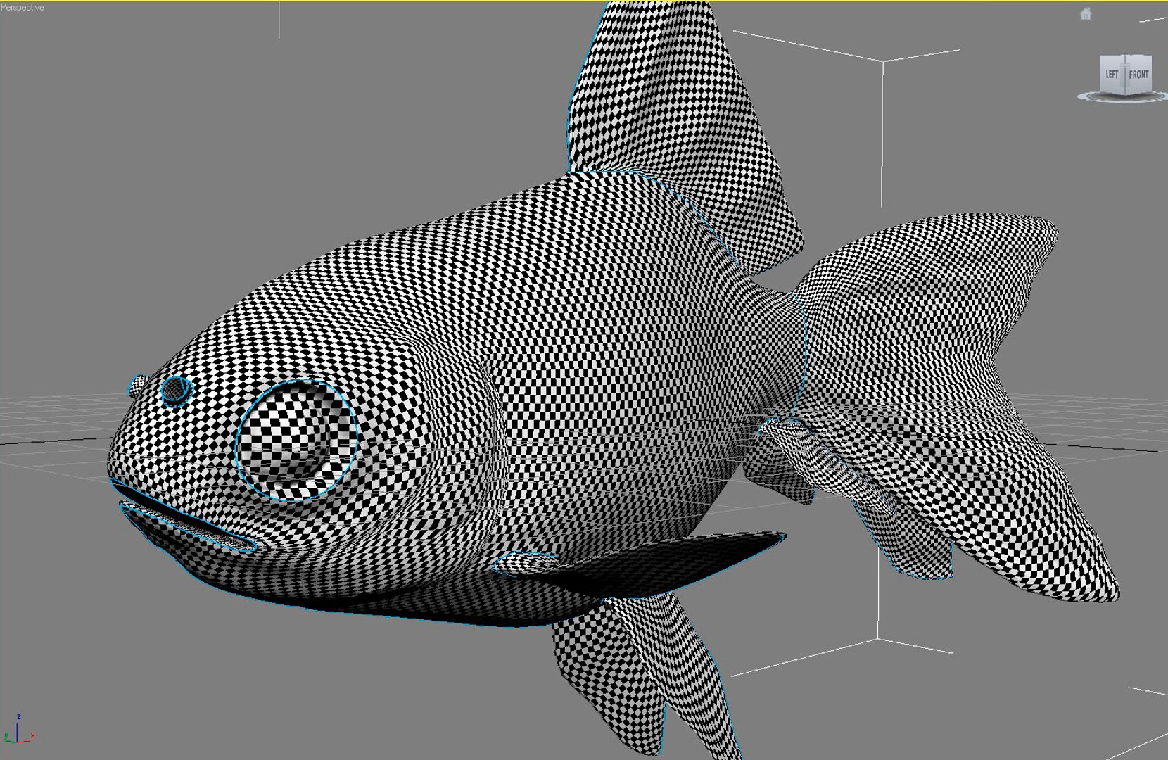 Gold Fish 3d Model