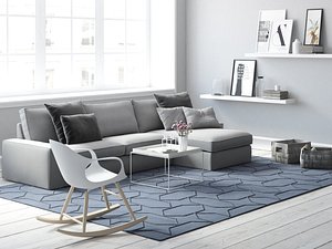 living set 30 3D model
