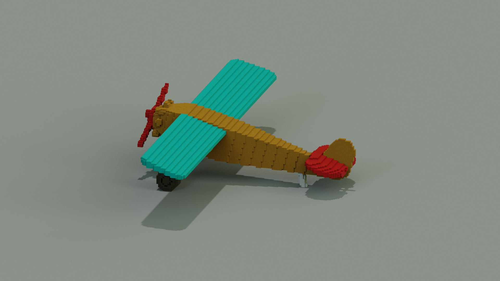 3D Voxel Plane model https://p.turbosquid.com/ts-thumb/cX/Z10EWH/rY/plane02/png/1642948694/1920x1080/fit_q87/4268ae9344dd19a7b8a659fafe2d7a449e4b600c/plane02.jpg