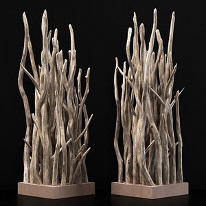branch wall 3D model