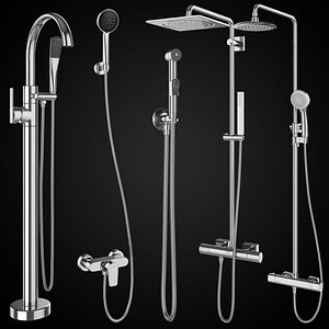 shower systems villeroy boch 3D