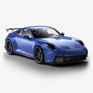 Porsche 911 GT3 2022 Low Poly VR Ready