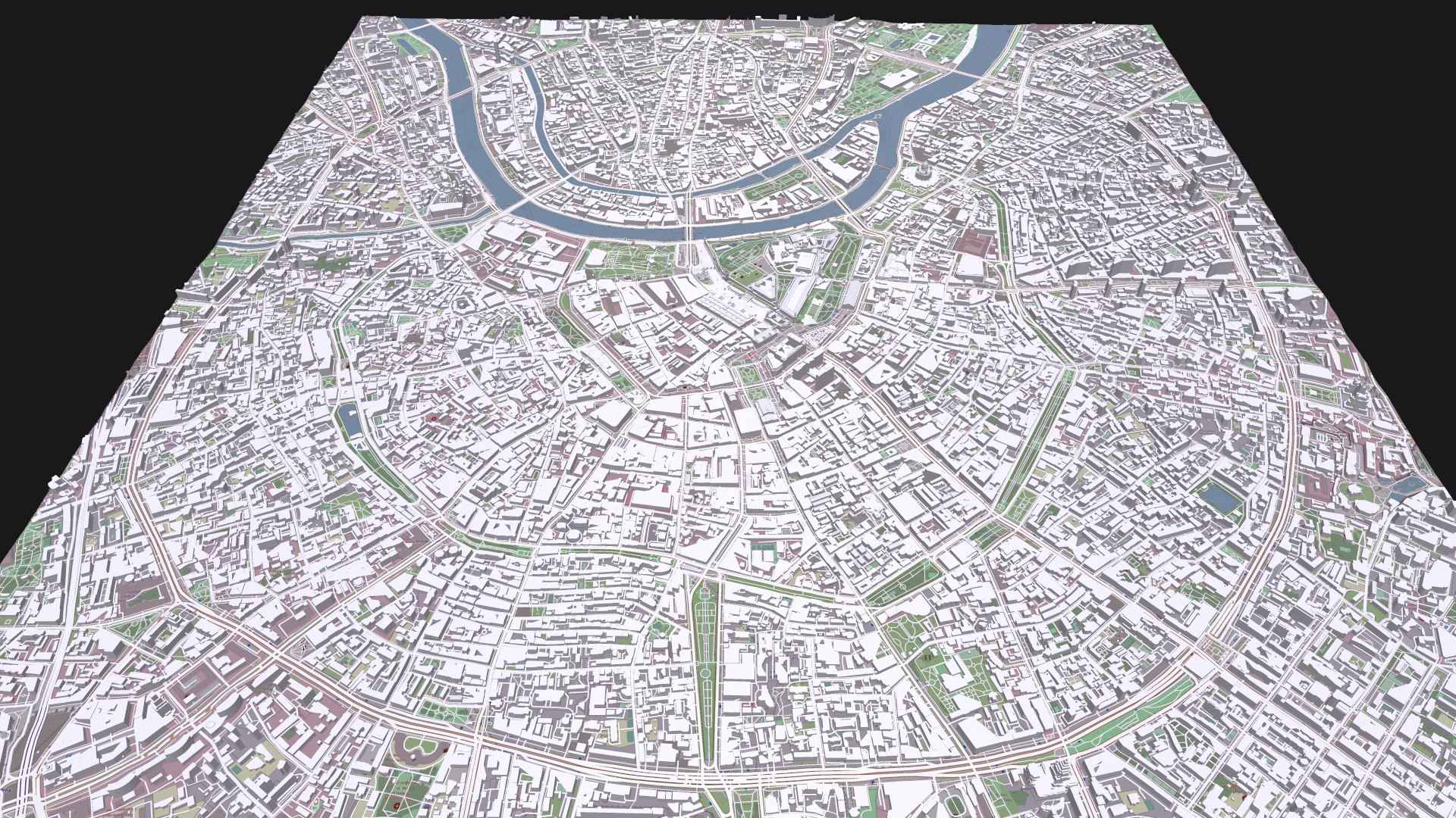 3D Model Cityscape Moscow The First Garden Ring Russia - TurboSquid 2093440