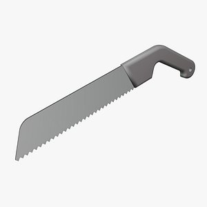 3D Hand Saw - Geometry Only No Textures No Materials model