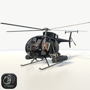 AH6 Little Bird (low poly)