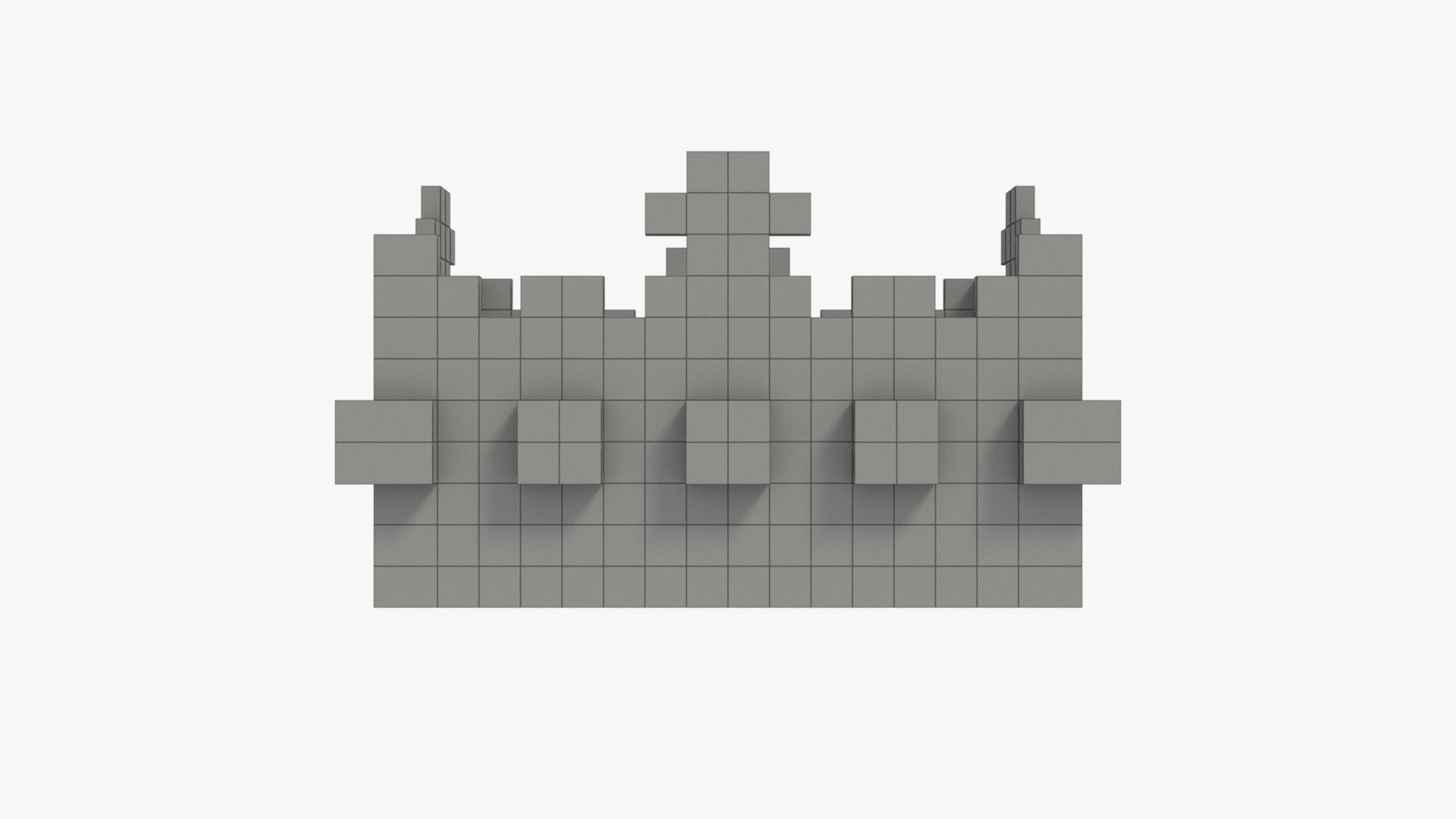 Minecraft Crown 3D Model - TurboSquid 1925472