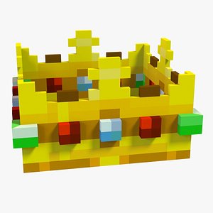 Minecraft Crown 3D model