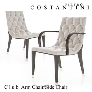 Constantini Pietro Club Armchair & Sidechair