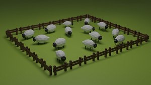Low Polly Sheep