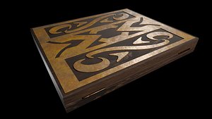 Fantasy - Dwarven Backgammon Board - Closed