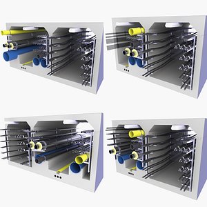 Precast Utility Tunnels cross-section v7 3D model
