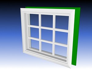 3d window model